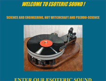 Tablet Screenshot of esotericsound.com